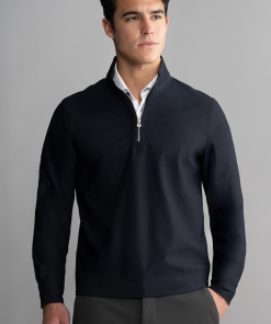 Air Quarter Zip // Navy