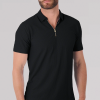 AIR Zip Polo Solid // Black