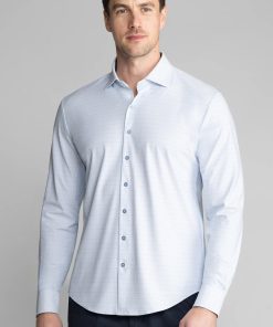 The Event Shirt Windowpane // Light Blue Grid