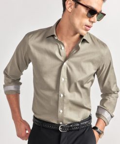 Leader Non-Iron Solid // Olive Melange