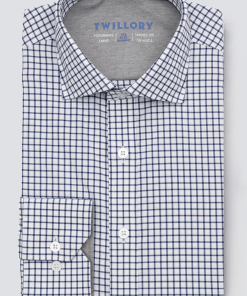 Leader Non-Iron Windowpane // Navy
