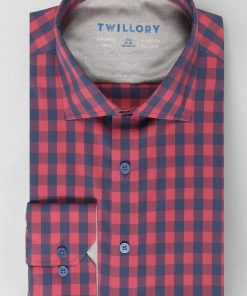 Leader Non-Iron Gingham // Red Blue