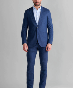 Performance Linen Blazer // Blue
