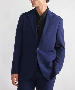 Hybrid Wool Blazer // Navy Puppytooth