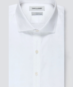 Non-Iron White Twill