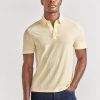 AIR 3 Button Polo Solid // Yellow