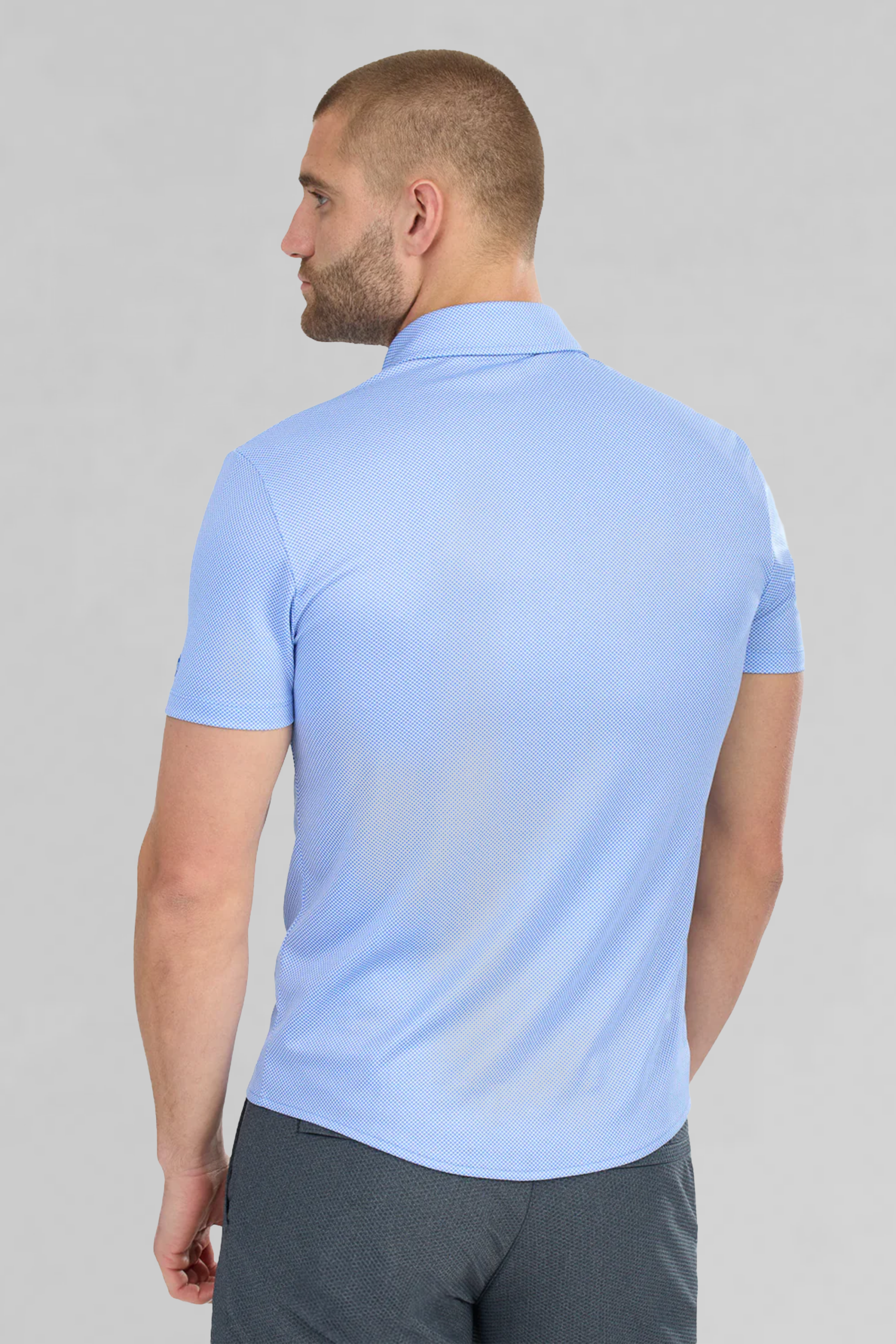 Short_Sleeve_Button_Down_Polo_Dot-Blue_diamond-Back.png