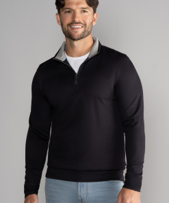 Performance Quarter Zip // Black