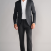 Circular Knit Blazer // Heather Grey